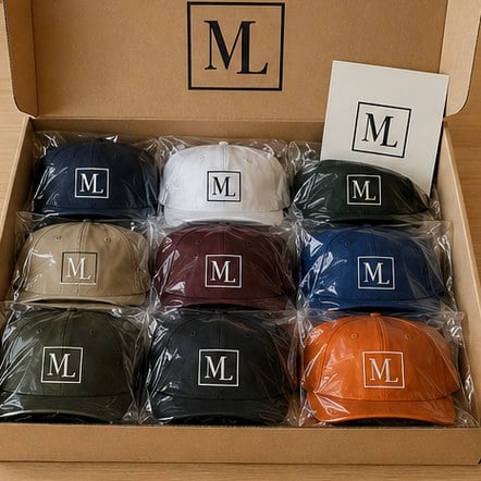 Customized running hats for races and events